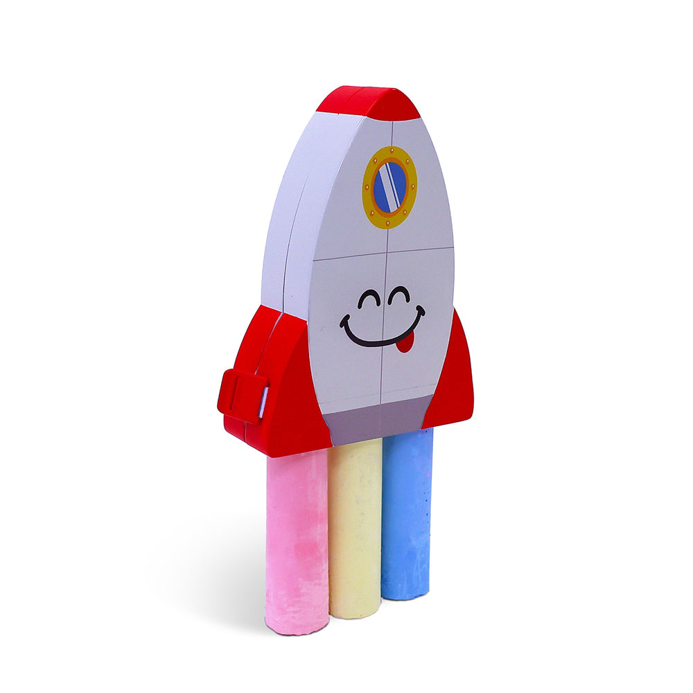 8pc Good Banana Chalksters Spaceship Sidewalk Chalk Toy 3y+
