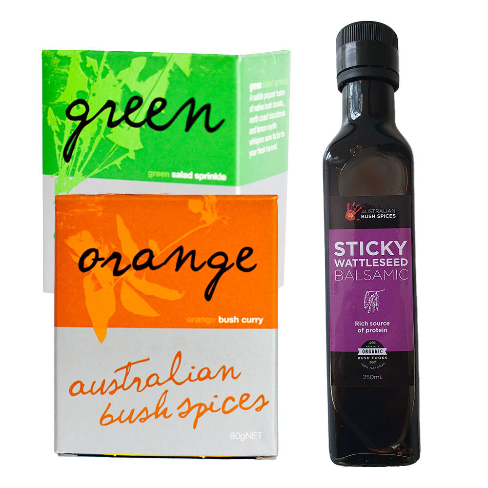 Australian Bush Spices Wattleseed Balsamic & Green & Orange 420g