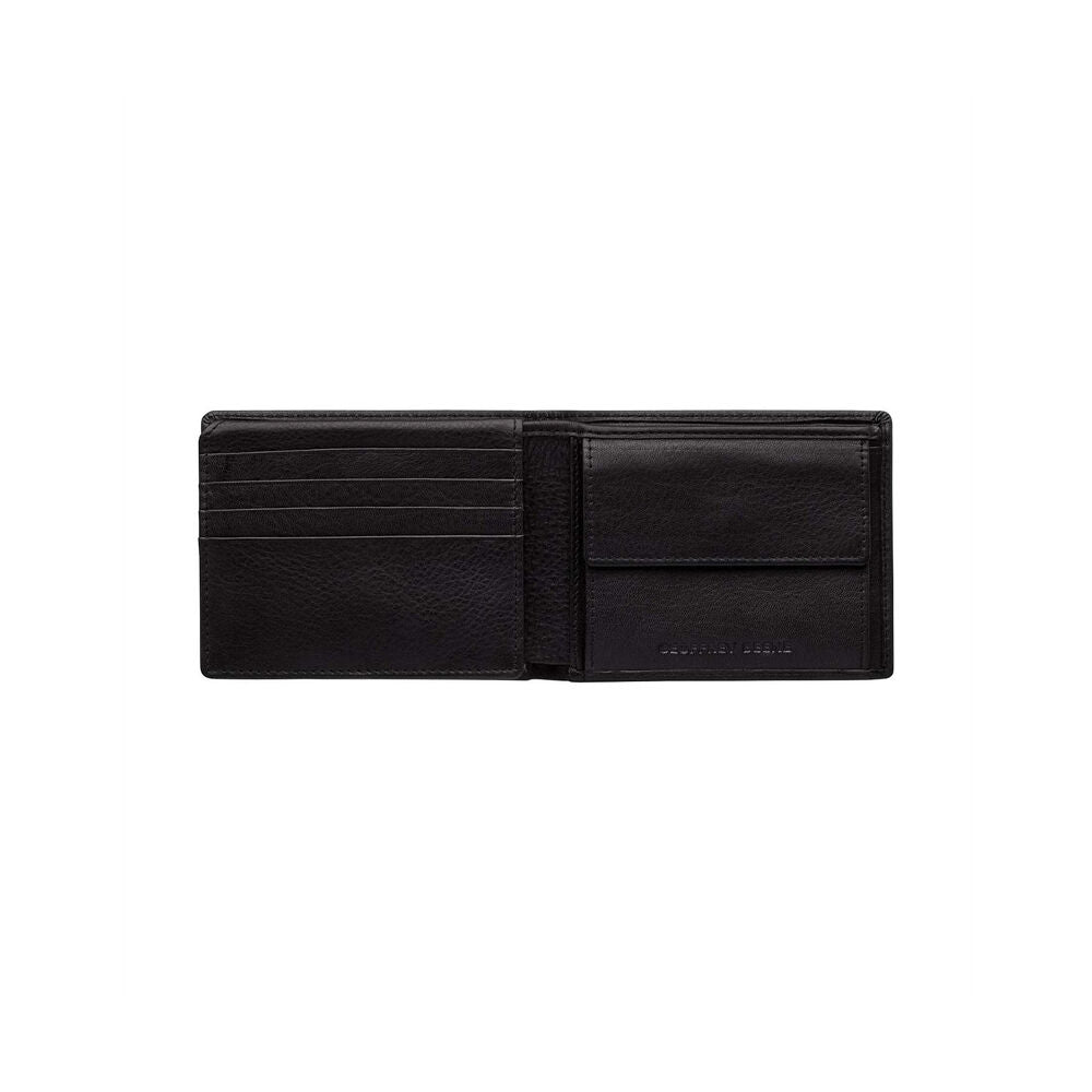 Geoffrey Beene Leather L-Fold Wallet w/ ID Window 23x9.5cm - Black
