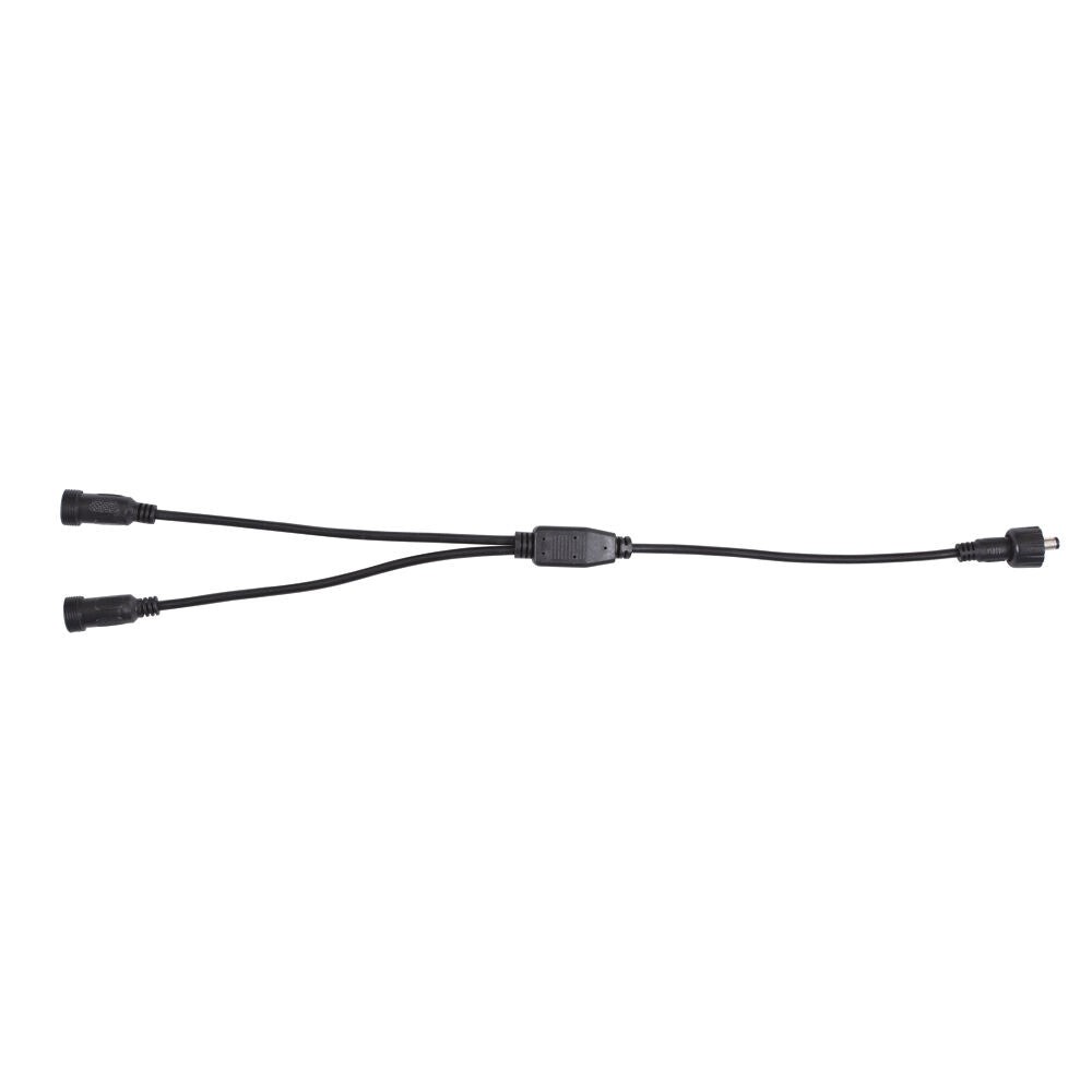 6PK OZtrail 12V LED 2-Way Camping Splitter Power Cable - Black