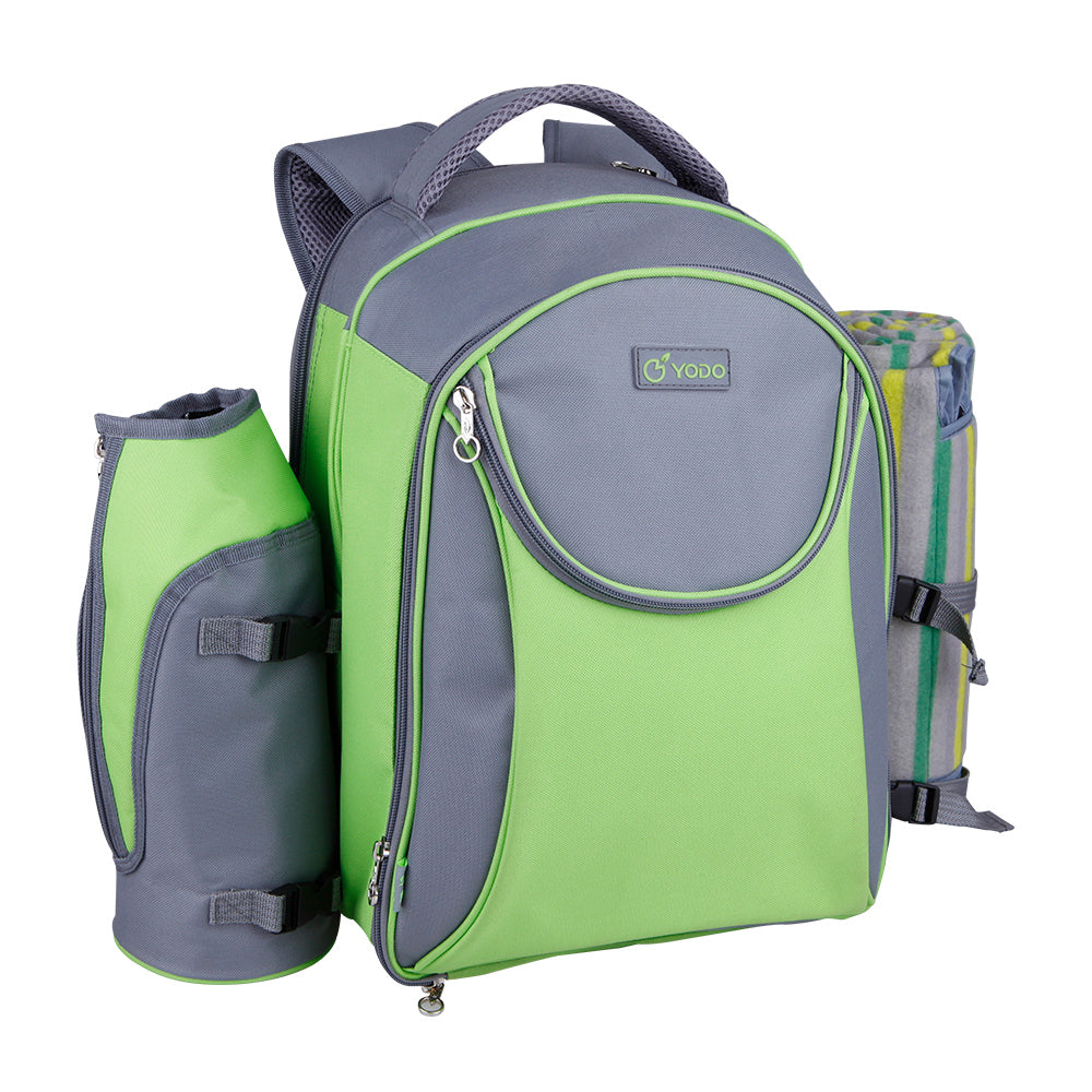 Yodo 4 Person Picnic Blanket Backpack Set
