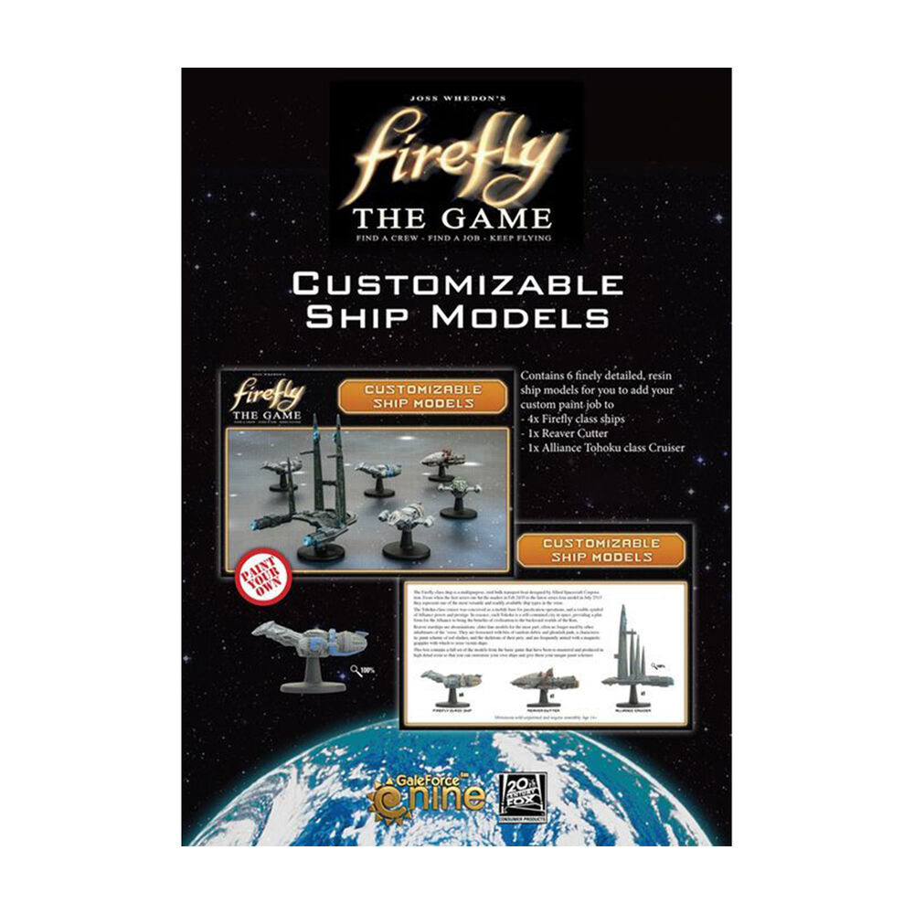 Firefly The Game Ship Models Strategy Expansion Pack Game
