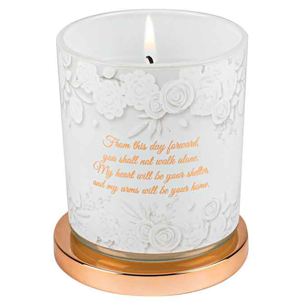 Mr & Mrs Candle Vanilla 45hr Burn Time 9 x 8cm Keepsake Gift Set