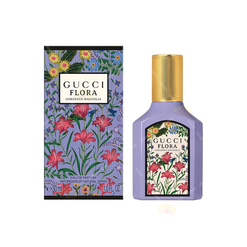 Gucci Flora Gorgeous Magnolia Eau de Parfum Spray Scent Fragrance For Women 30ml