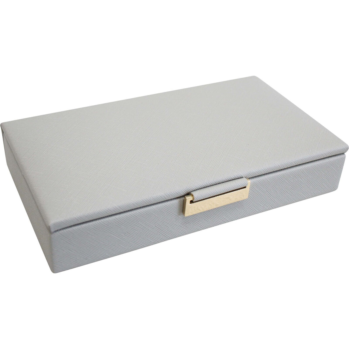 LVD MDF Glass 21x12.5cm Jewellery Box Storage Rectangle - Dove