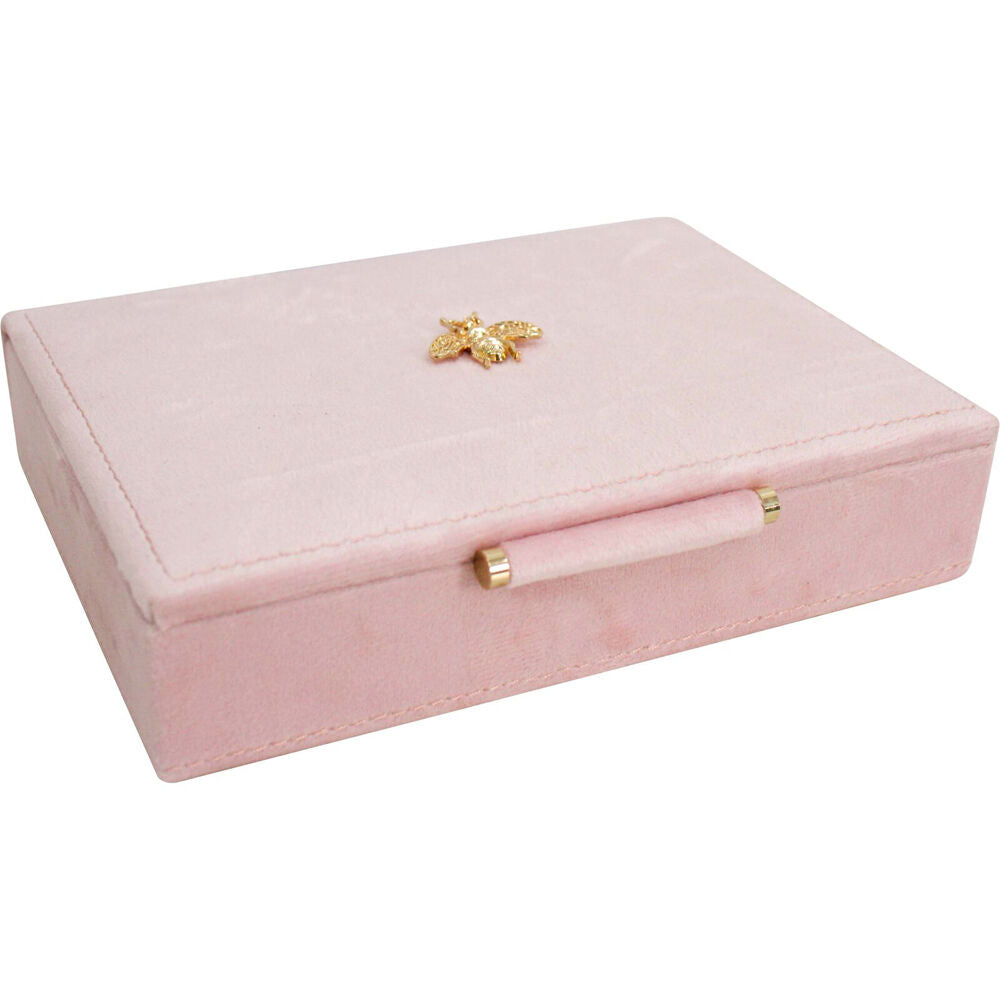 LVD Jewellery Storage Box Organiser 17.5x13.5cm - Low Velvet Musk