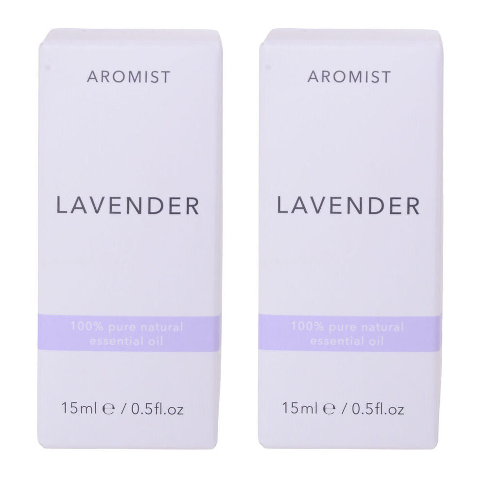 2PK Gibson Gifts Aromist Oil Aromatherapy 15ml - Lavender Scent