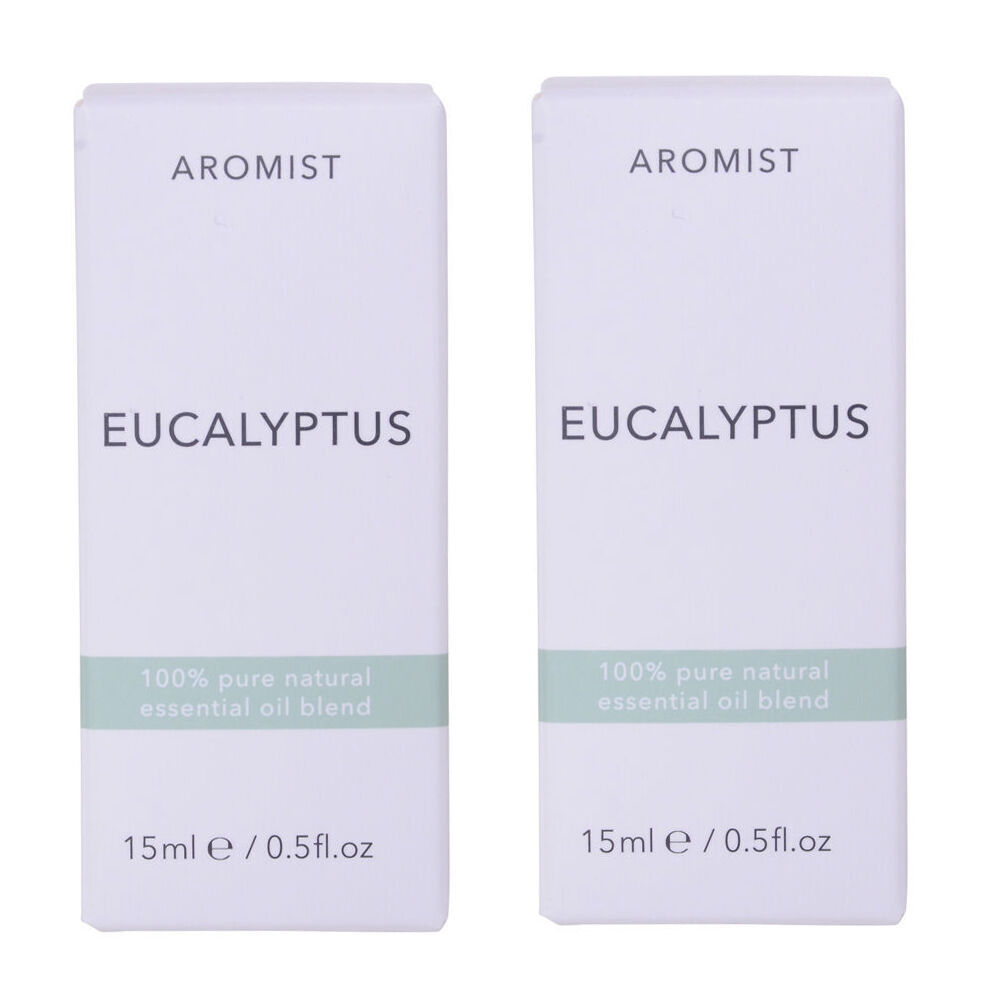 2PK Gibson Gifts Aromist Oil Aromatherapy 15ml - Eucalyptus Scent