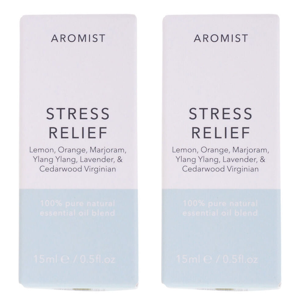 2PK Gibson Gifts Aromist Oil Aromatherapy 15ml - Stress Relief