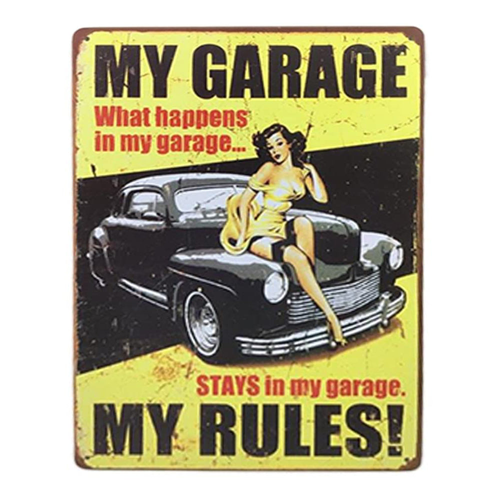 Metal Signs Assorted 20 x 30cm