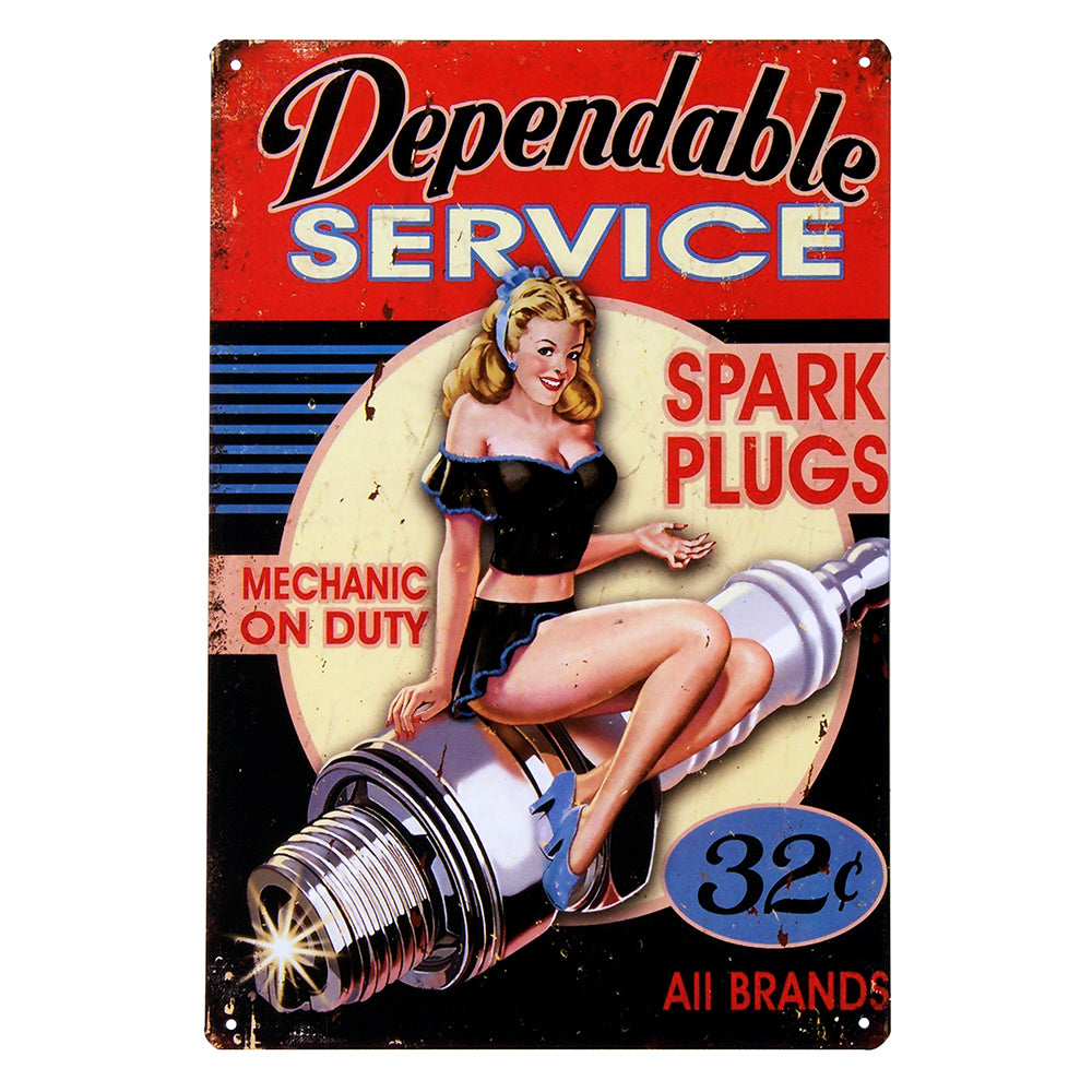 Metal Signs Assorted 20 x 30cm