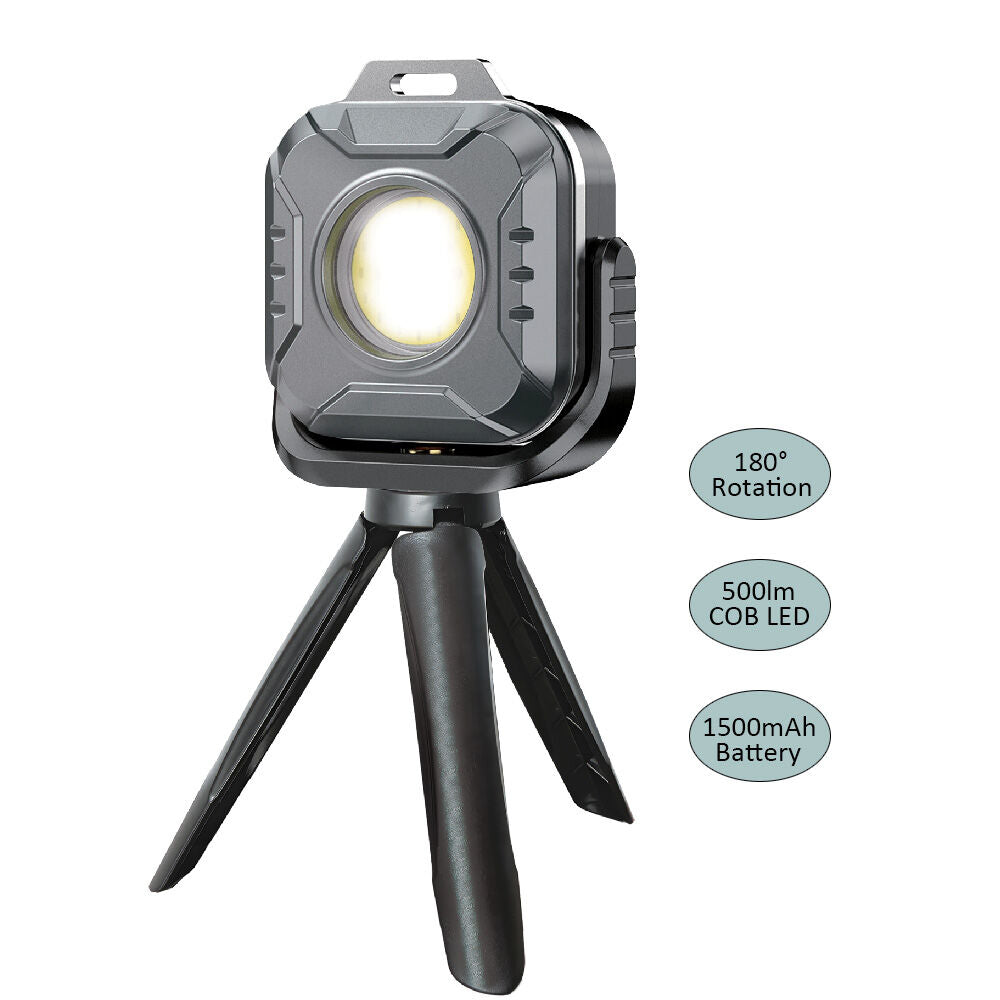Sansai Portable Rechargeable Waterproof 6W LED Work Light 6.1x5.6x2.8cm