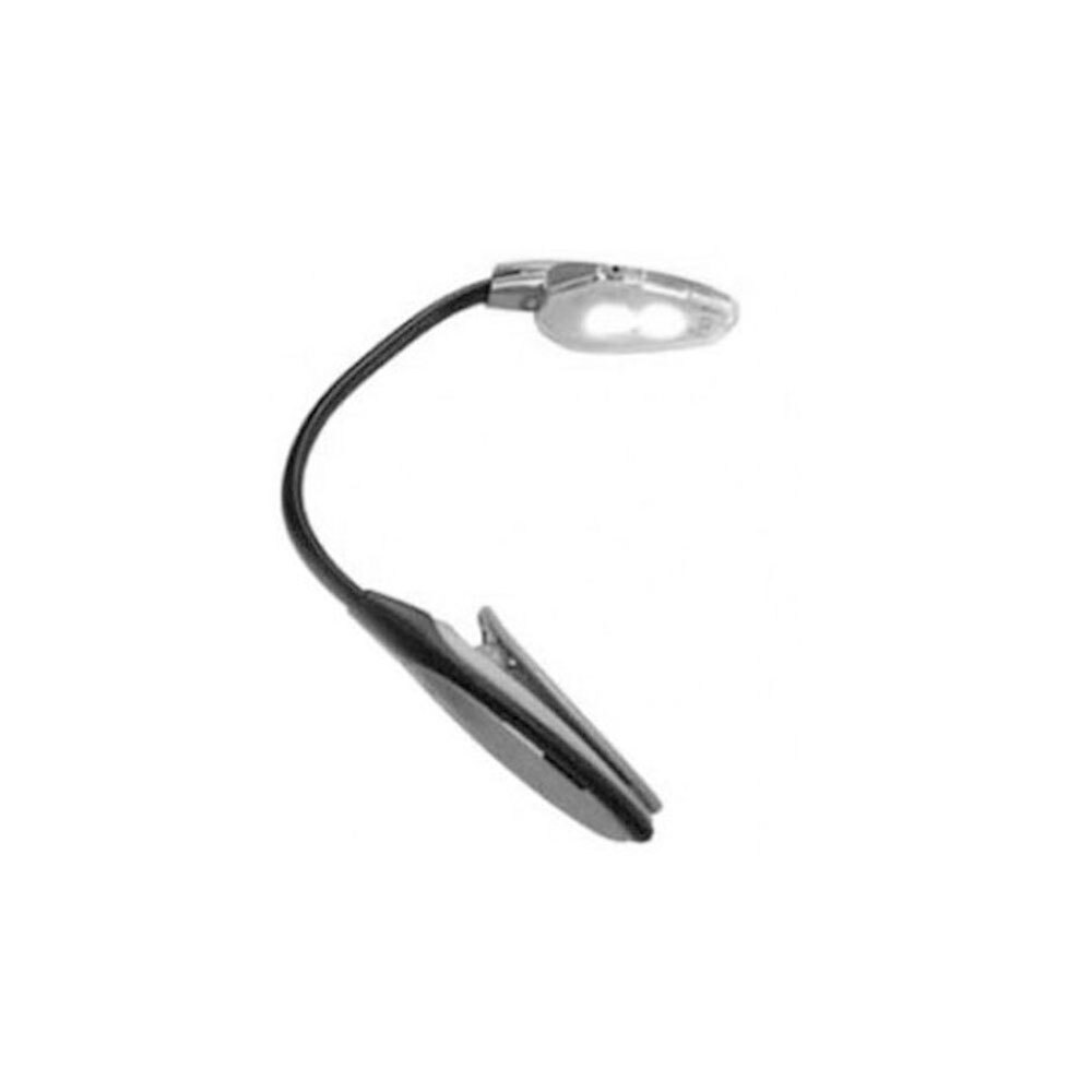 3x Portable Travel Flexible Neck led Clamp clip-on Reading book light Lamp
