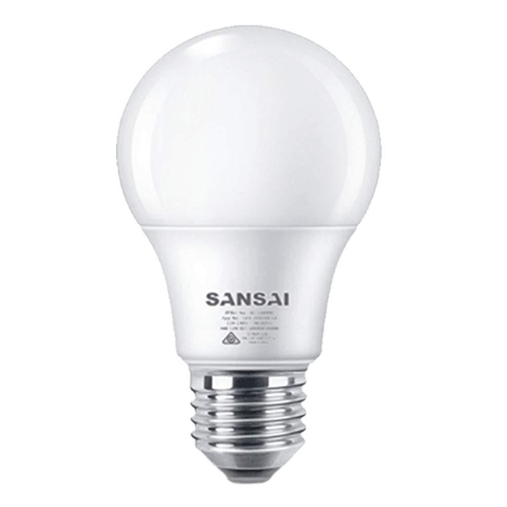 6PK Sansai LED Light Bulb A60 7W E27 Cool White