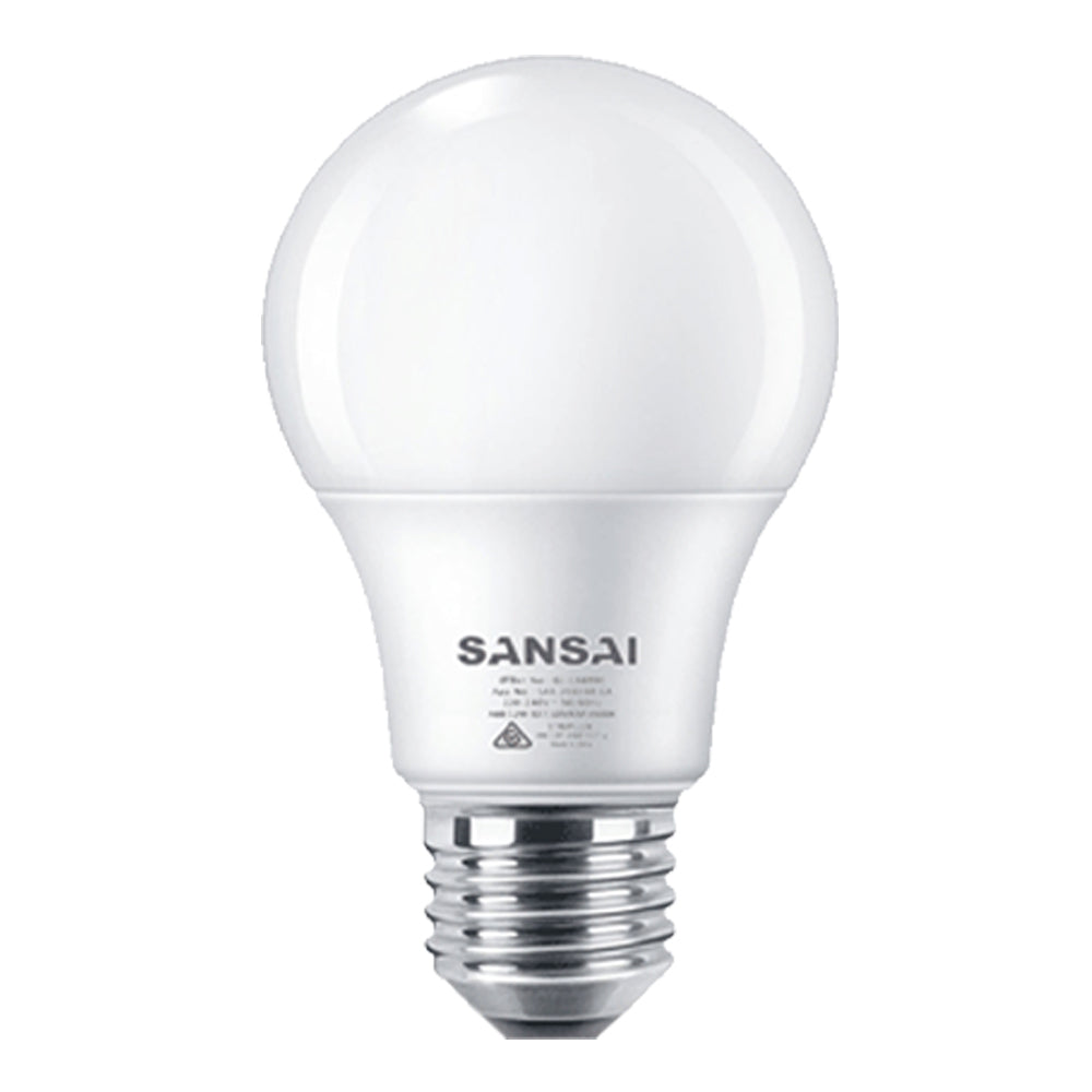 6PK Sansai LED Light Bulb A60 7W E27 Warm White