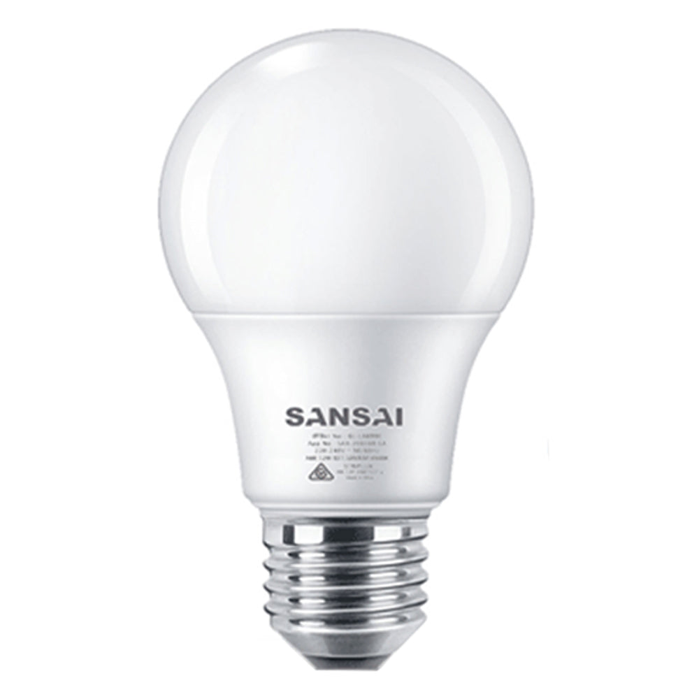 6PK Sansai LED Light Bulb A60 12W E27 Warm White