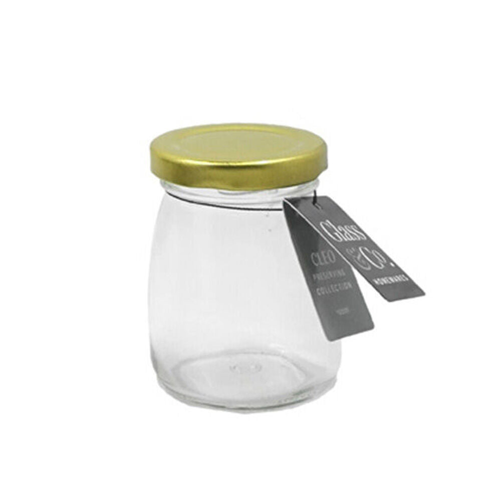 24PK The Styled Room 100ml Cleo Milk Glass Jar Assorted - Black/Gold/White