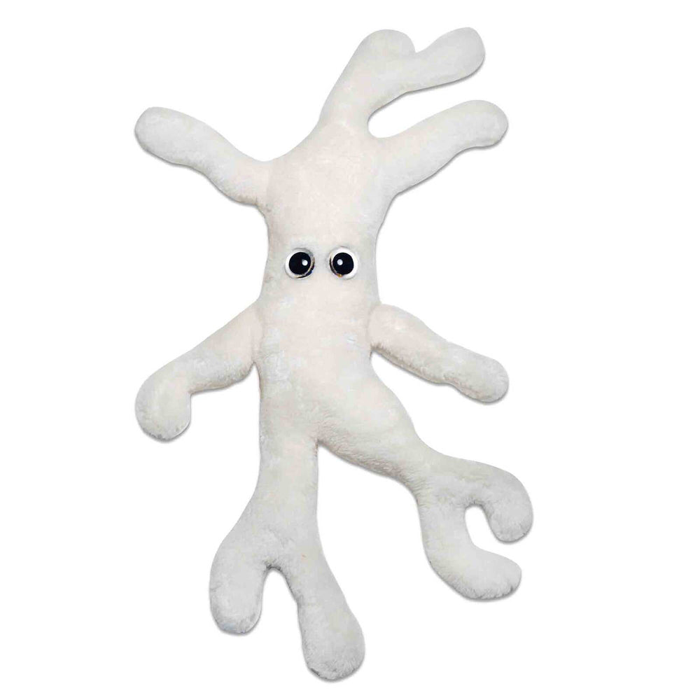 2PK Giant Microbes Bone Cell Soft Stuffed Plush Toy White