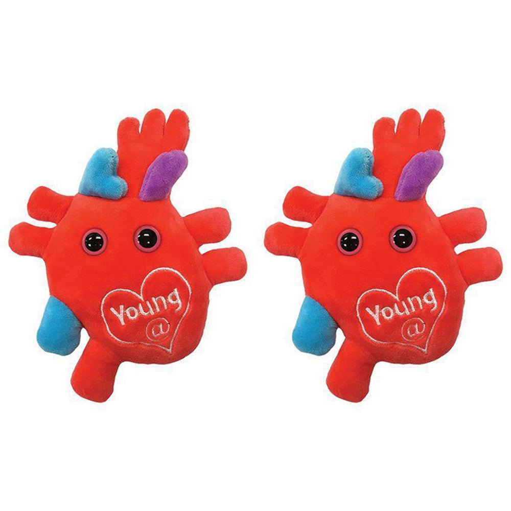 2PK Giant Microbes Young at Heart Soft Stuffed Plush Toy
