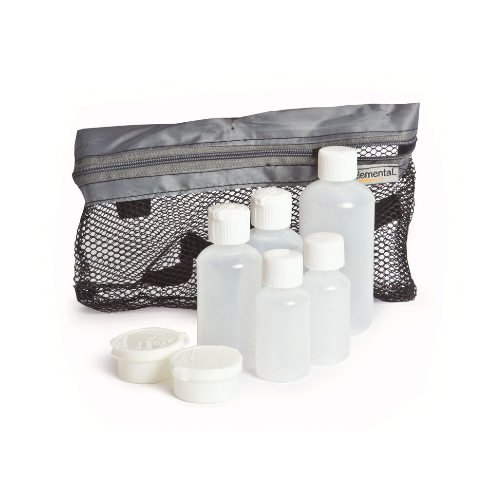 42pc Elemental Multi Purpose Travel Container Bottles w/ Pouch Set