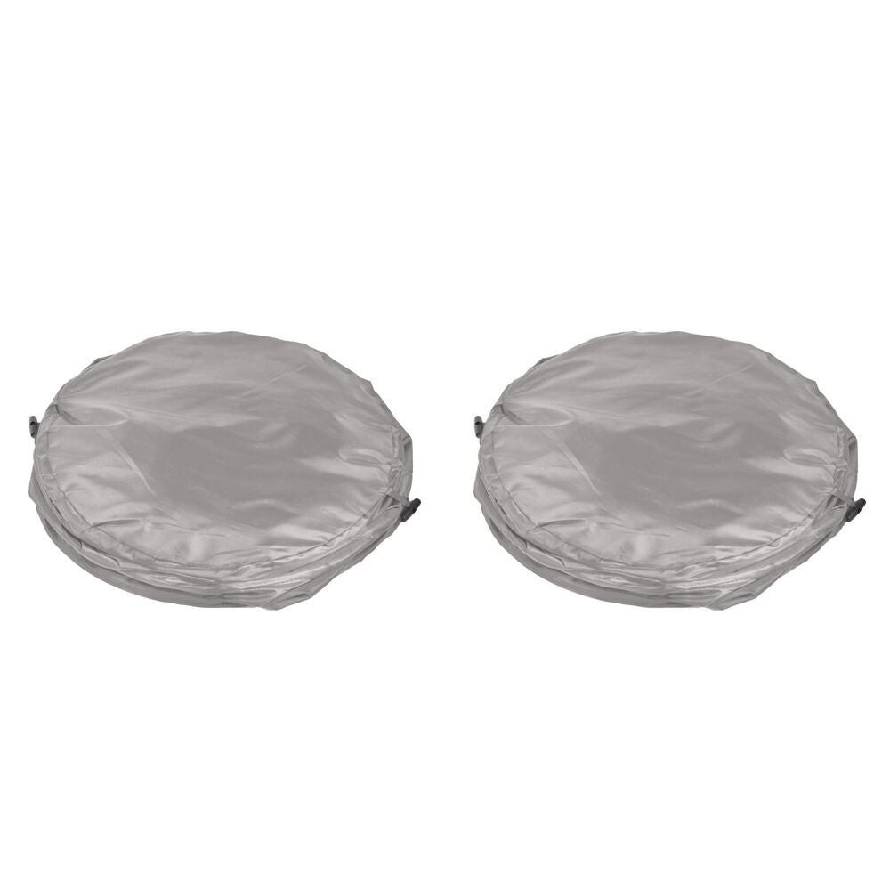 2PK Elemental 45L Portable Collapsible Bin 55x34.5cm - Grey