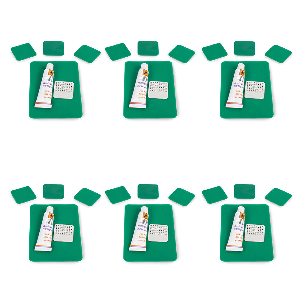 6PK Elemental Rubber Repair Patch Kit For Camping Tent