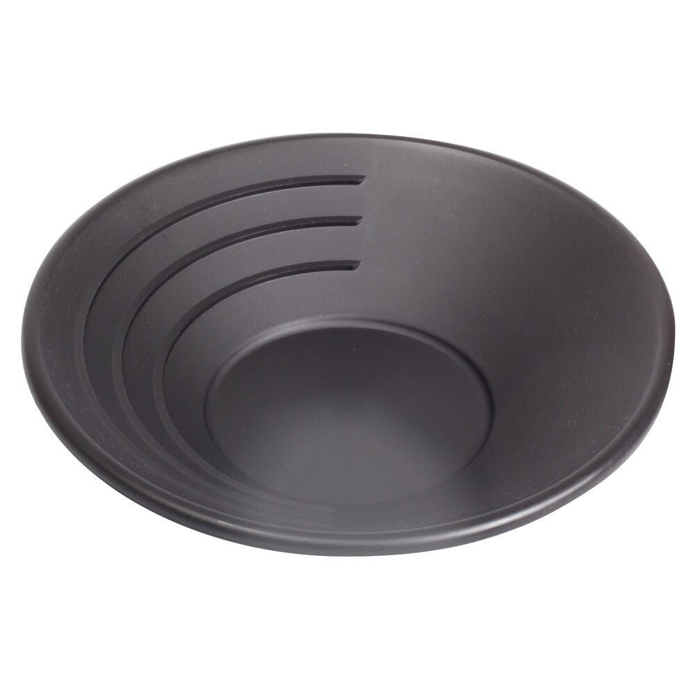 2PK Elemental Durable Camping Gold Pan 35cm Round - Black
