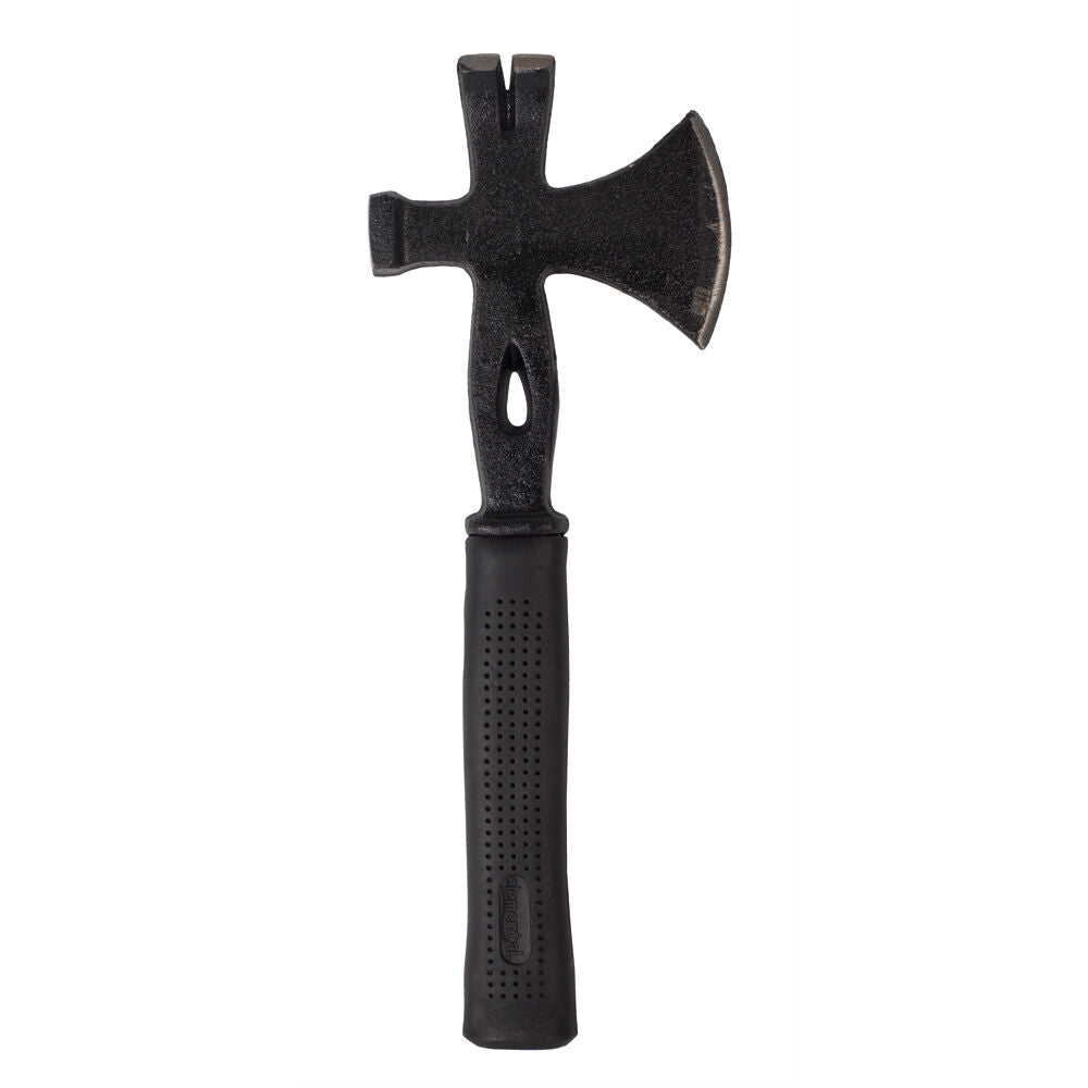 2PK Elemental Multi-Use Axe/Hammer/Nail Remover Survival Tool - Black