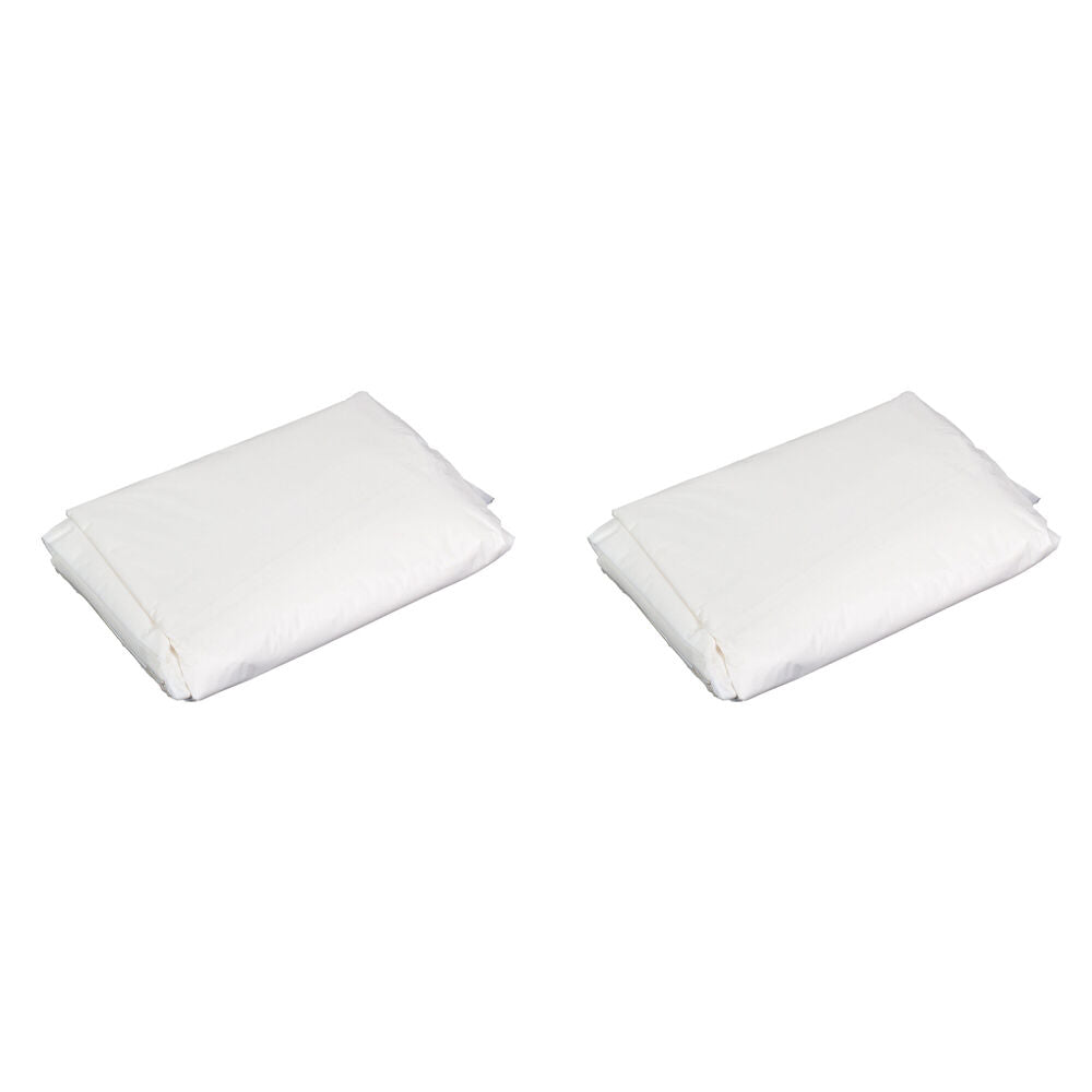 2x 12pc Elemental Thunder Down Under Toilet Bag Liners 48x58cm - White
