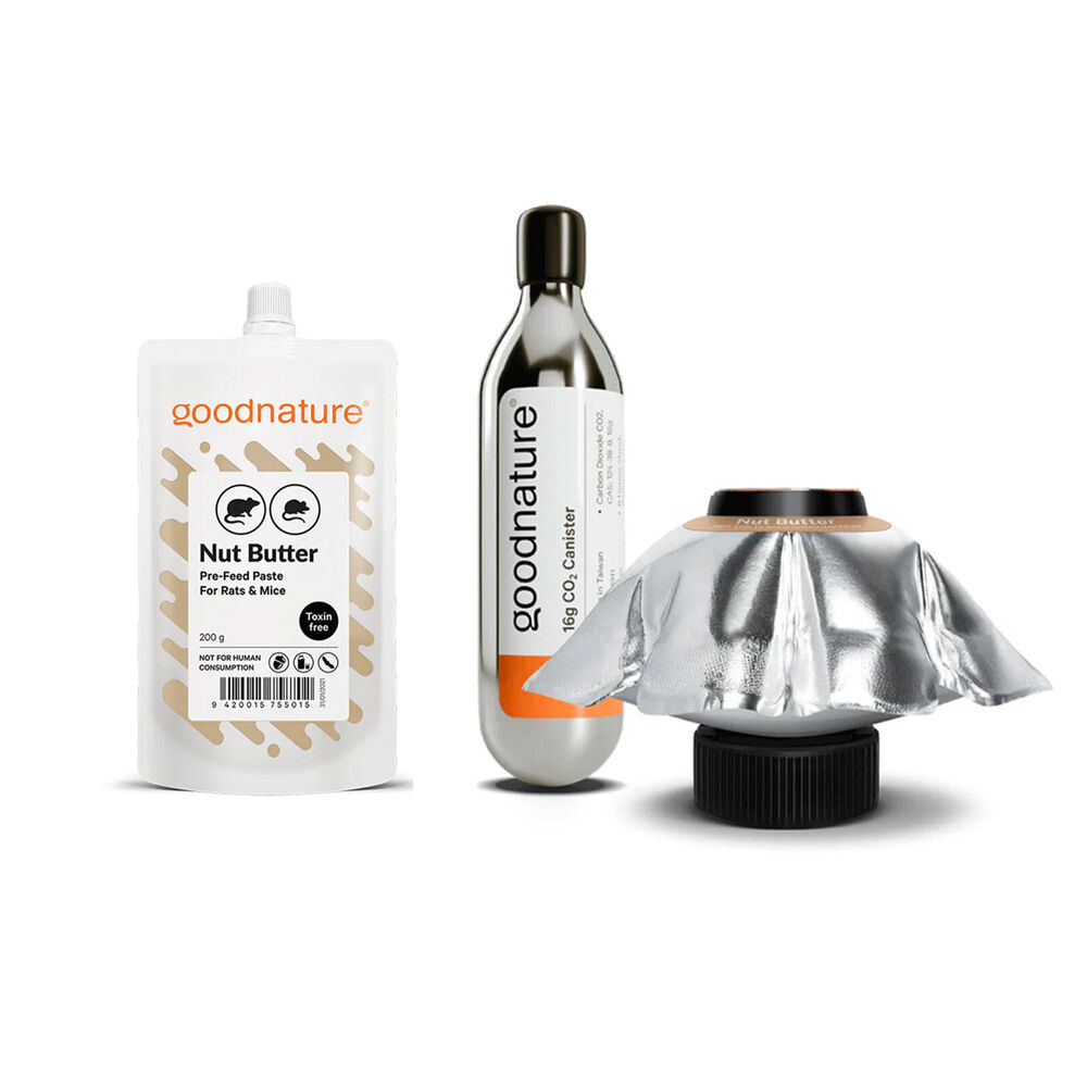 Goodnature A24 Pre-Feed Lure Paste 200g & 6-Month Top Up Set - Nut Butter