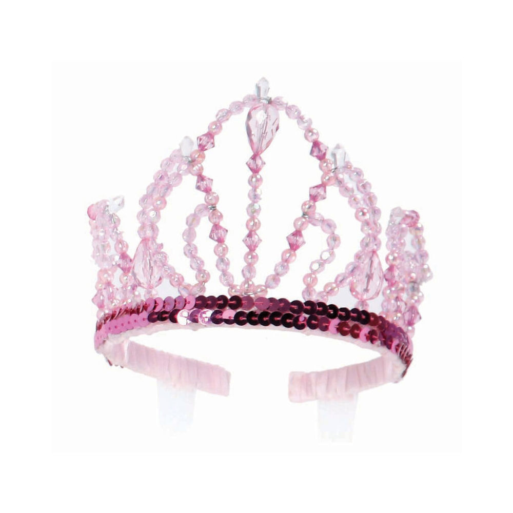 2PK Great Pretenders Beauty Tiara Head Accessory Pink 3y+