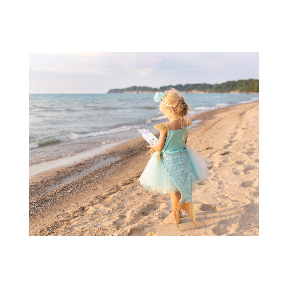 Great Pretenders Size 5-6 Mermalicious Dress w/ Tail Kids 4y+
