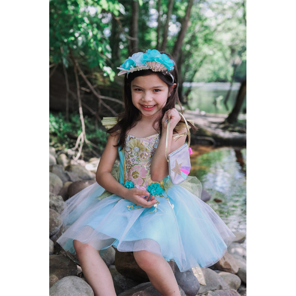 Great Pretenders Size 5-6 Mermalicious Dress w/ Tail Kids 4y+