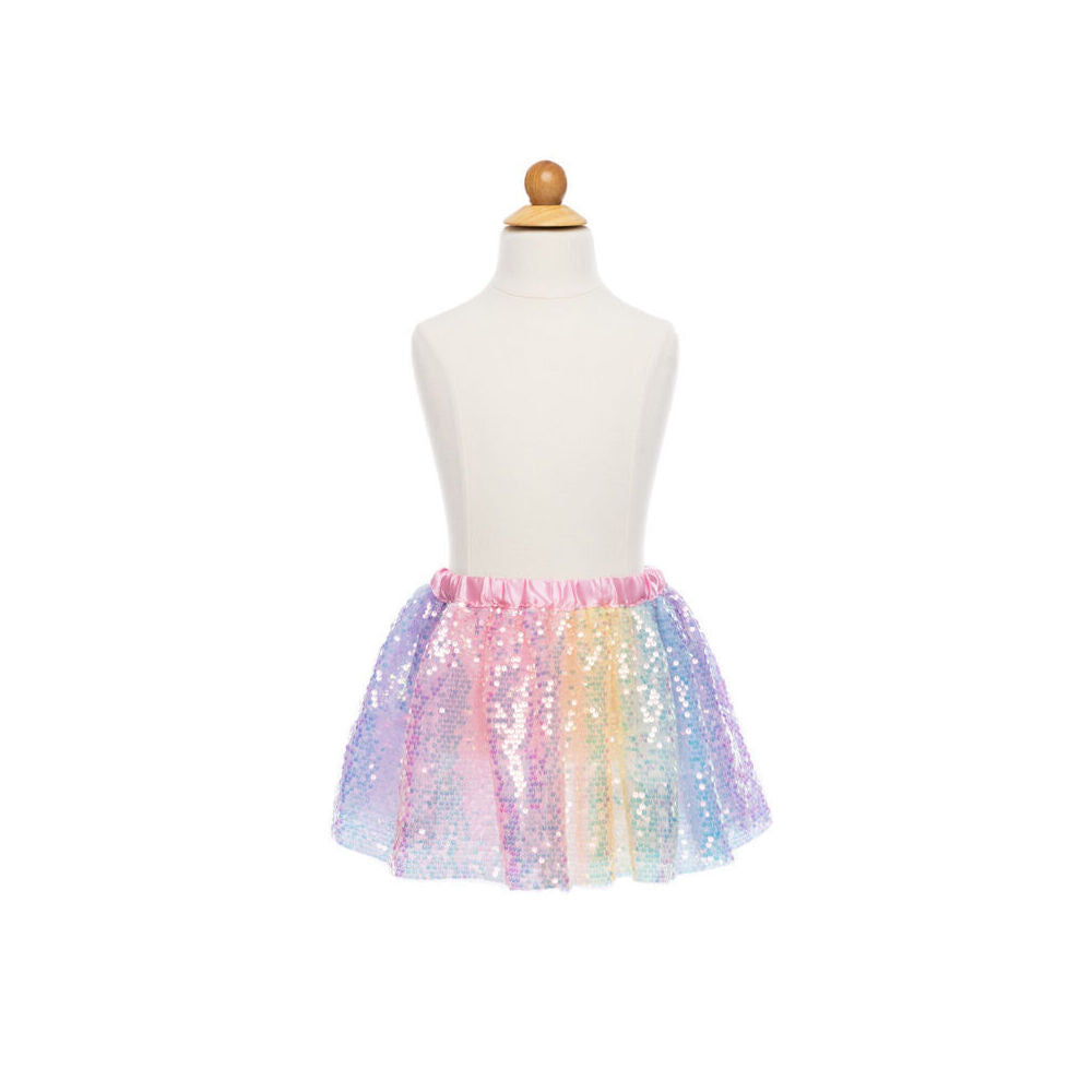 Great Pretenders Ombre Sequins Skirt Size 4-6 Kids Costume 4y+