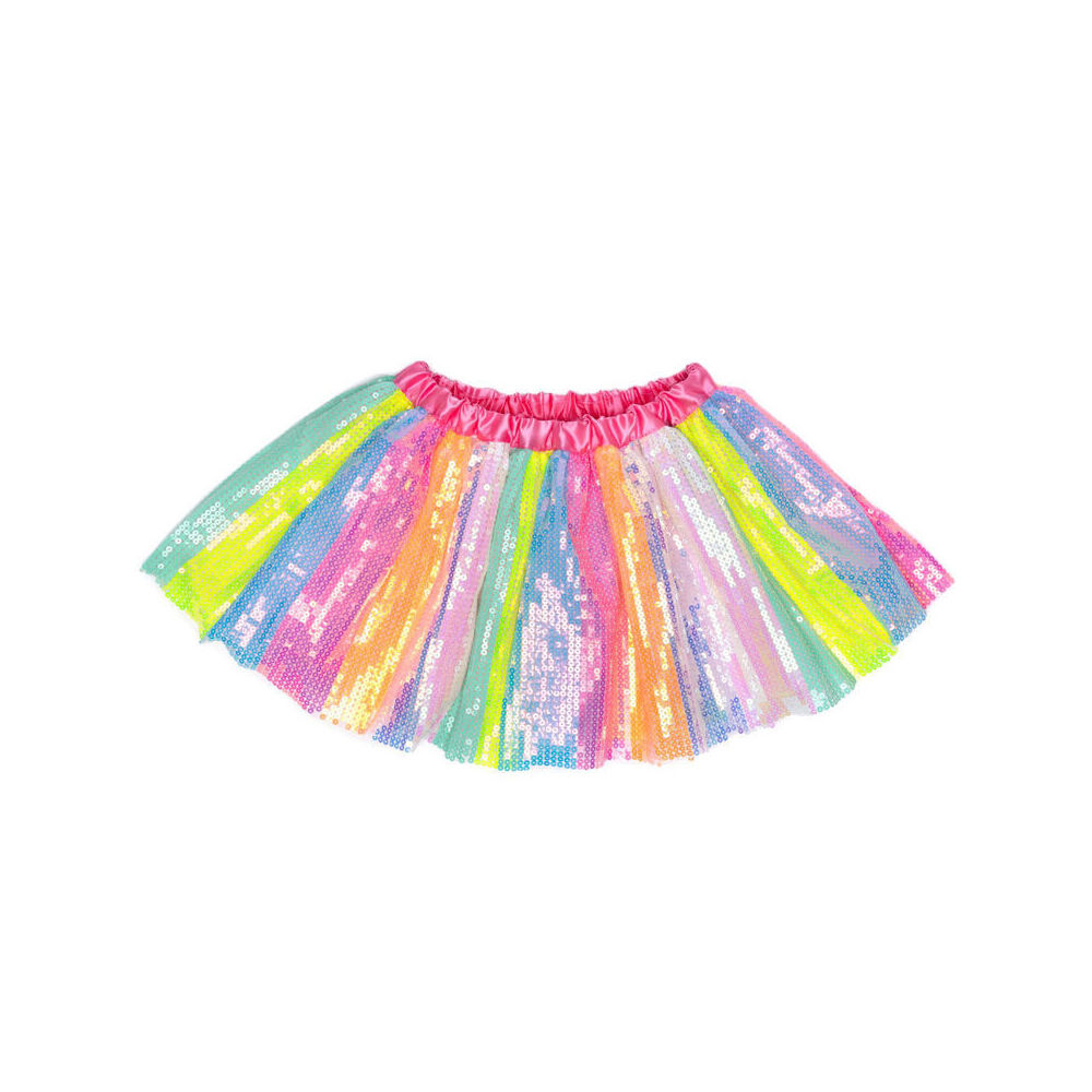 Great Pretenders Stripy Sequins Skirt Size 4-6 Kids Costume 4y+