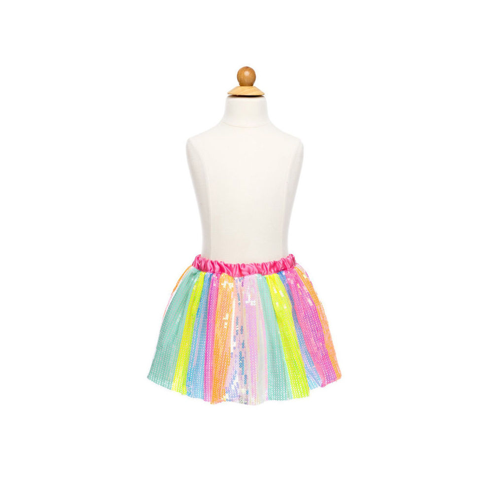 Great Pretenders Stripy Sequins Skirt Size 4-6 Kids Costume 4y+
