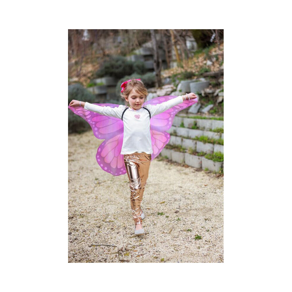 Great Pretenders Mystical Monarch Kids Costume Soft Wings Accessory Size 4-6