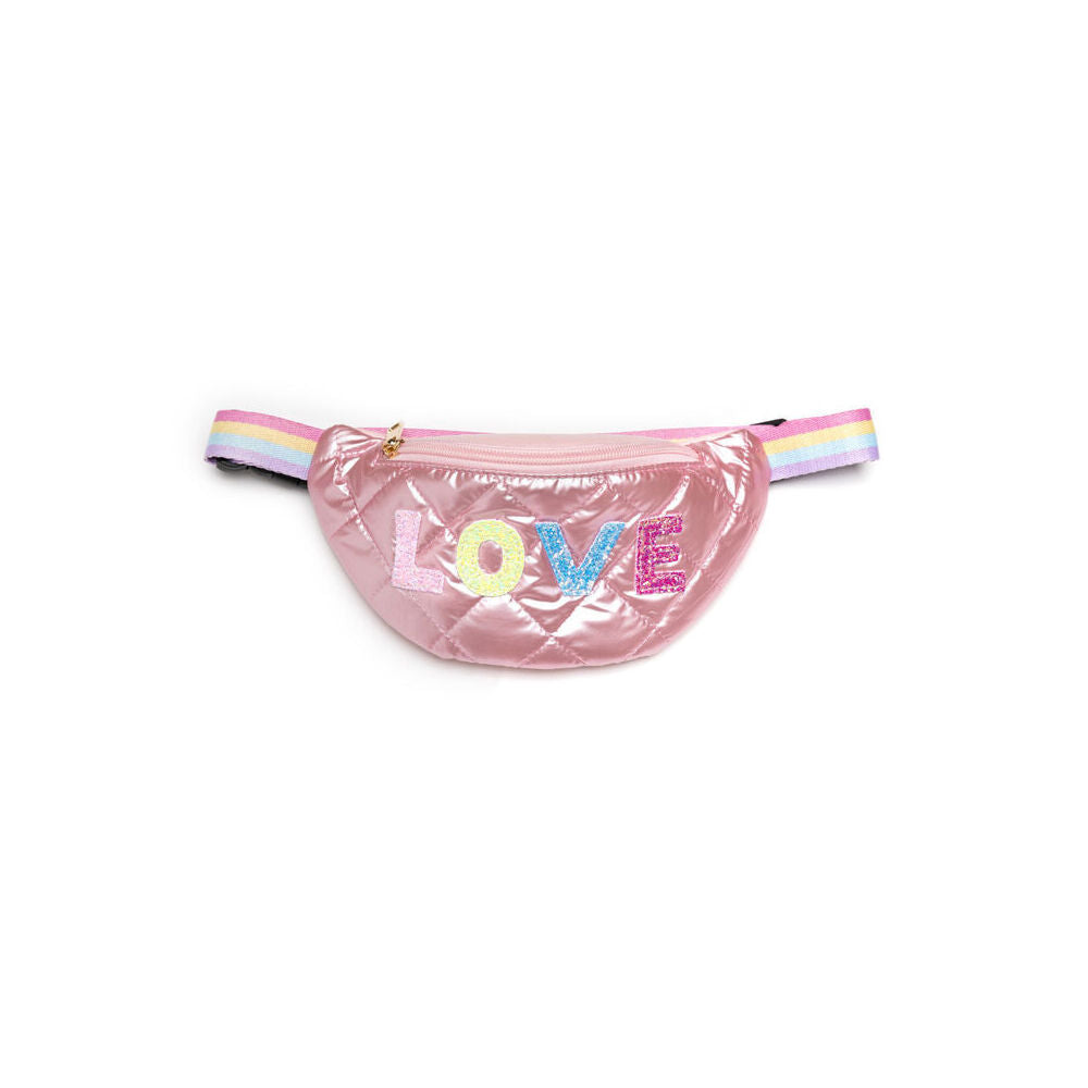 Great Pretenders Plushie Love Kids Belt Bag Accessory 3y+/23x28cm Pink/Rainbow
