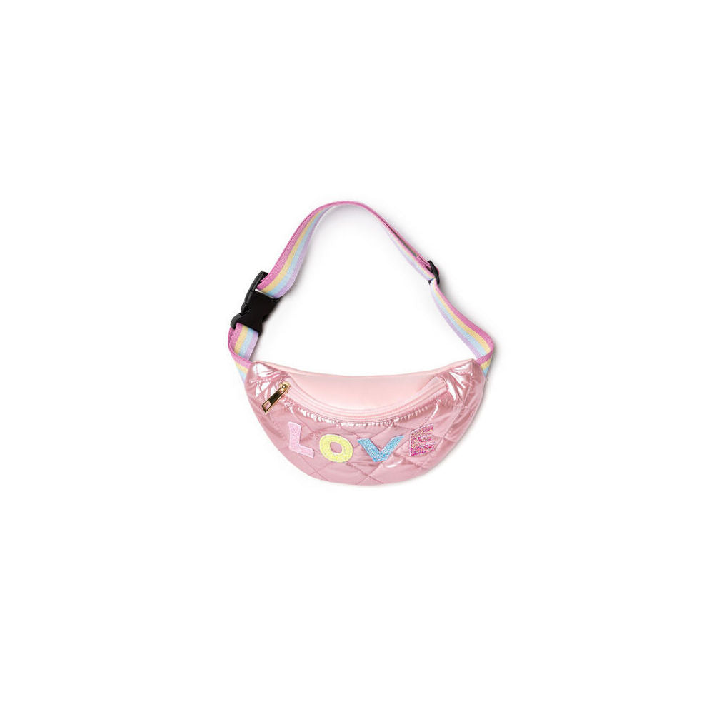 Great Pretenders Plushie Love Kids Belt Bag Accessory 3y+/23x28cm Pink/Rainbow