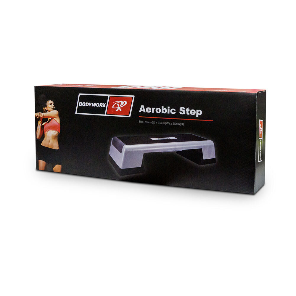 Bodyworx Aerobic Step Home Gym Workout Fitness Exercise Equipment 97x36cm