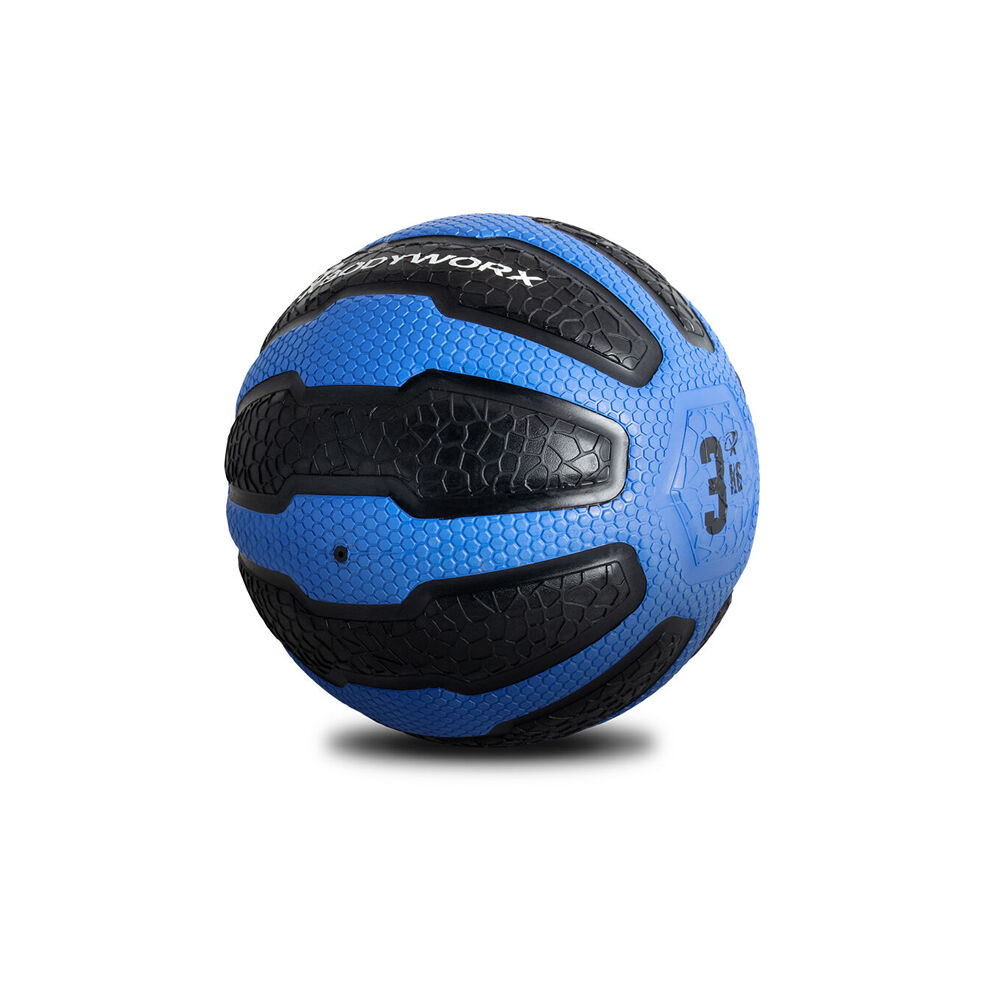Medicine Ball Home Gym Crossfit Workout Exercise 3kg Black/Blue