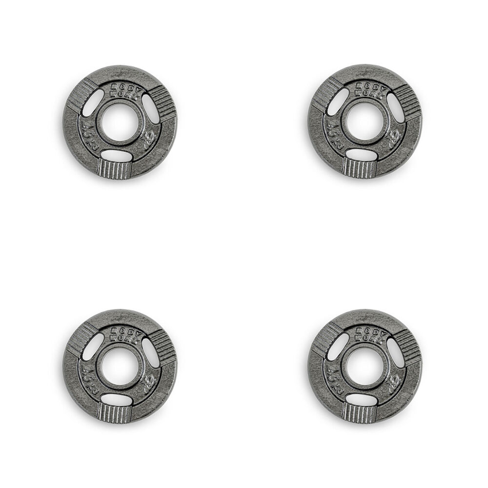 4PK Ezy Grip Standard Disc Weight Plate Home Gym Workout Exercise 2.5kg