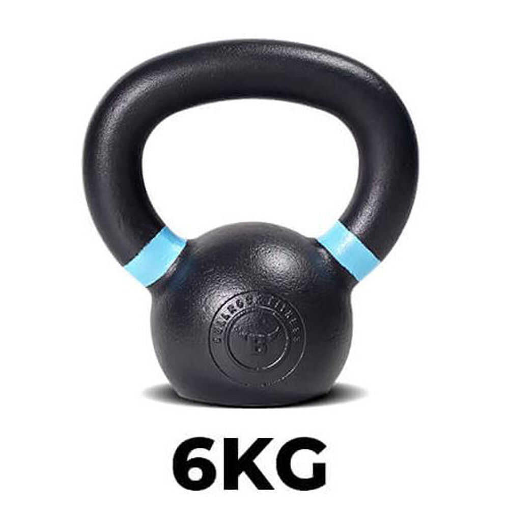 Premium Cast Iron Kettlebell Weightlift Home Gym Workout Exercise 6kg
