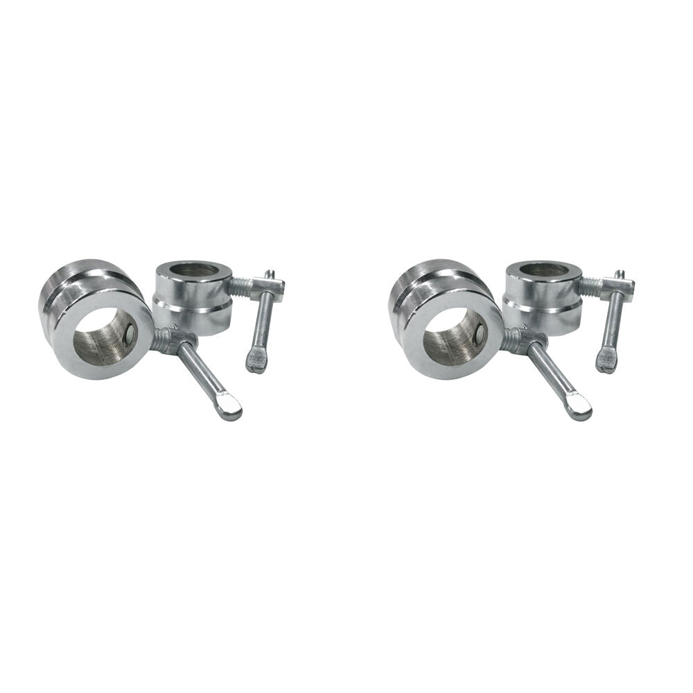 2PK Standard Chrome Collars For 28mm Weight Handle Bar Pair
