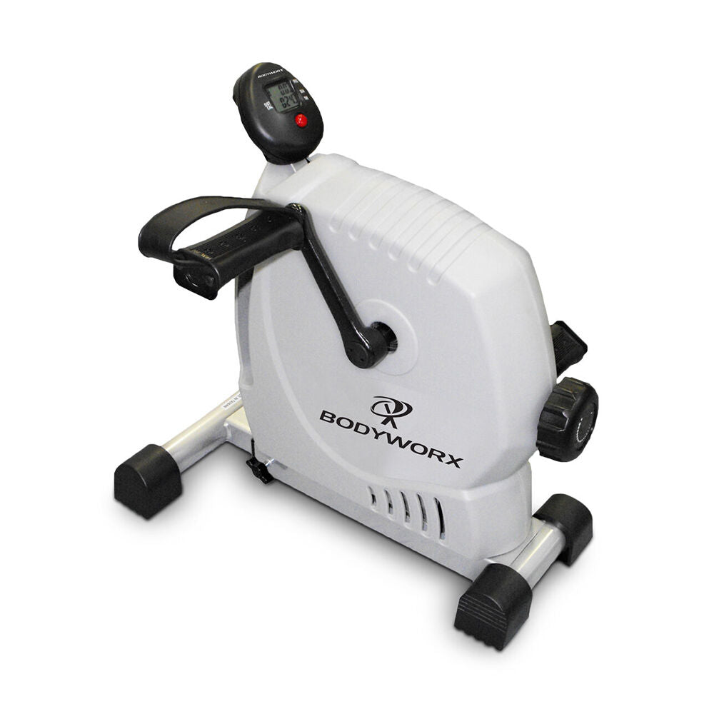 Bodyworx Dual Purpose Exerciser Bike Home Gym Therapy Exercise Equipment White