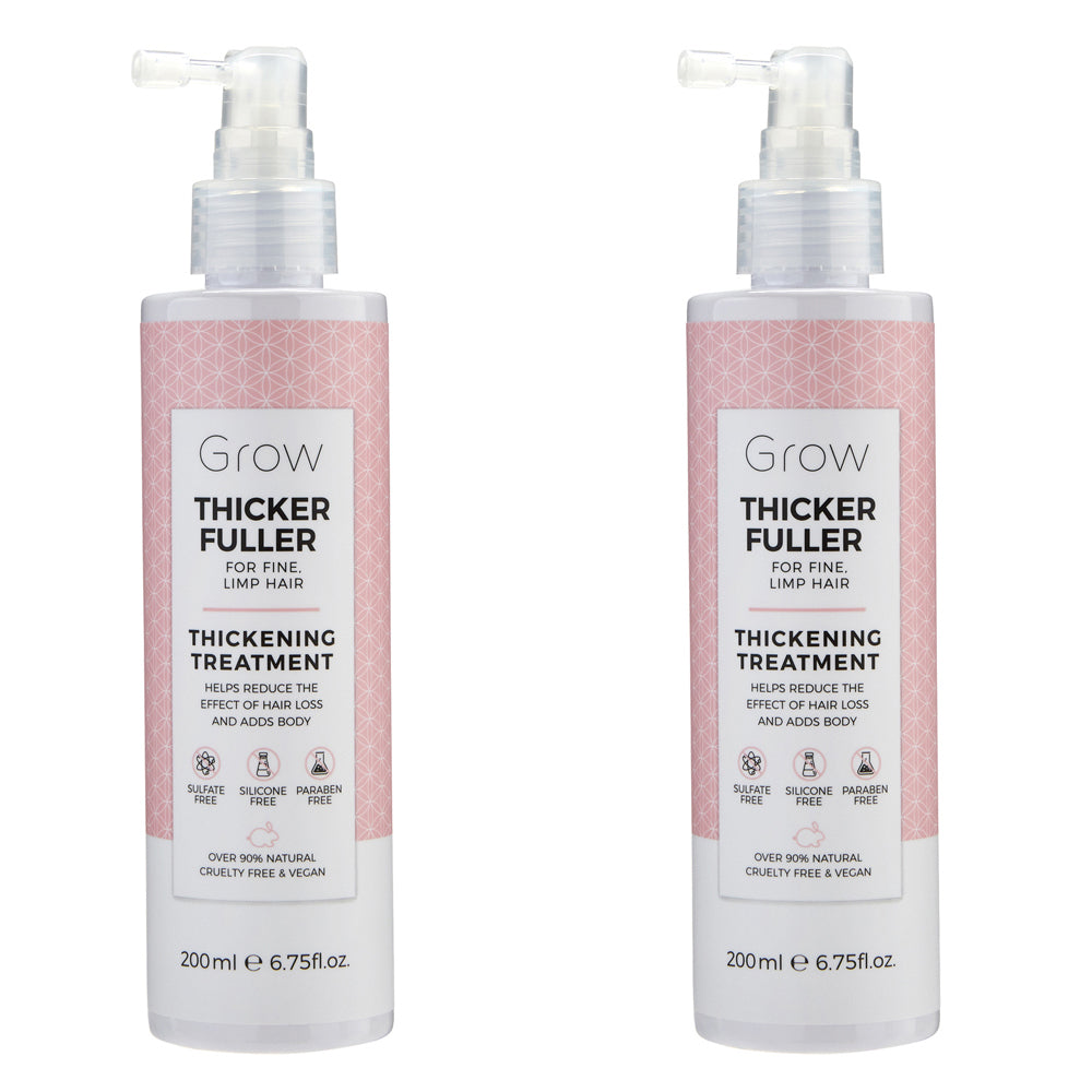 2PK Grow Thicker Fuller Thickening Treatment Hair Care/Styling 200ml