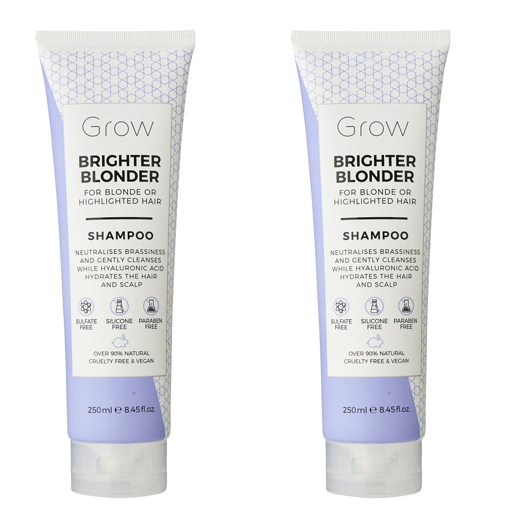 2PK Grow Brighter Blonder Shampoo 250Ml Hair Care/Styling