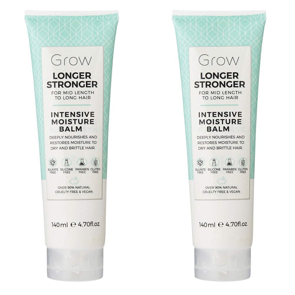 2PK Grow Longer Stronger Intensive Moisture Balm Hair Care/Styling 140ml