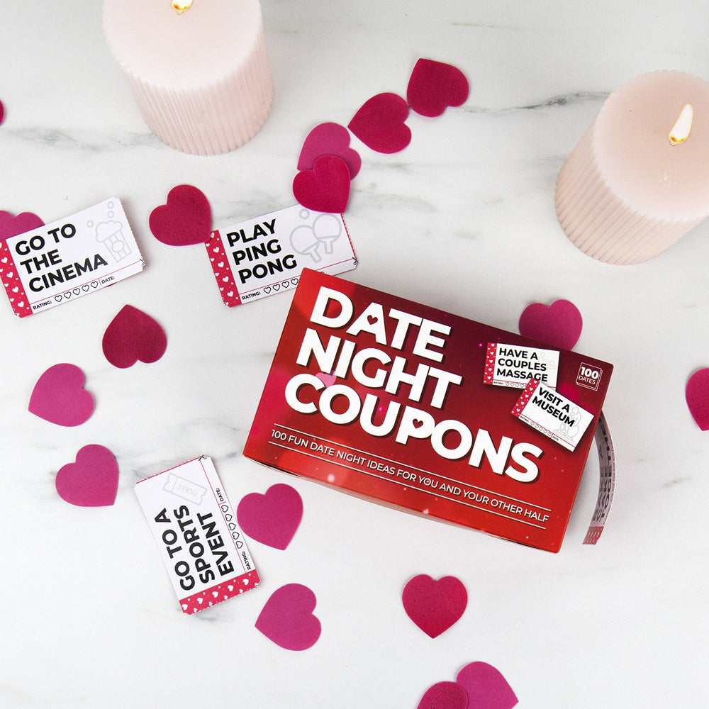 100pc Gift Republic Date Night Coupons Couples Romantic Ideas