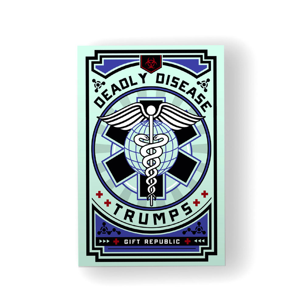 Gift Republic Deadly Disease Trumps Cards Knowledge Game